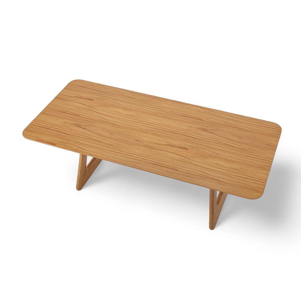 Mesa De Jantar Retangular De Madeira Panamera 180cm X 100cm Champagne - 4