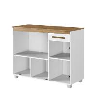 Balcão Para Cooktop 4 Bocas Cronos Arte Móveis Branco - 4