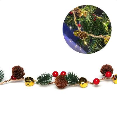 Cordão Luminoso Natalino 1 Metro Led 10 Mini Pinhas Taschibra