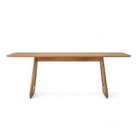 Mesa De Jantar Retangular De Madeira Panamera 140cm X 90cm Champagne - 3