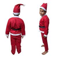 Roupa Papai Noel Infantil Criança Natal Fantasia Completa Natalina Festa Evento Comemoraçao Confraternizaçao Fim De Ano - 6