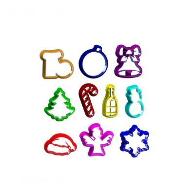 Cortador Kit Natal 10 Modelos Enfeites Donuts E Docinhos Tamanho 4 Cm