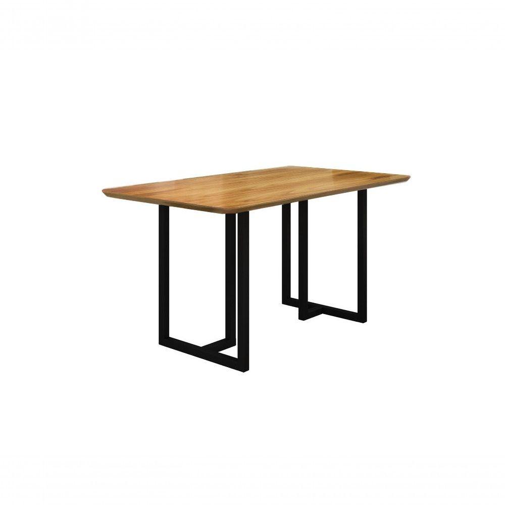 Conjunto De Jantar Viena Com 6 Cadeiras Base Goiás Bm Tubulares Cinamomo/linho Bege 306 - 2