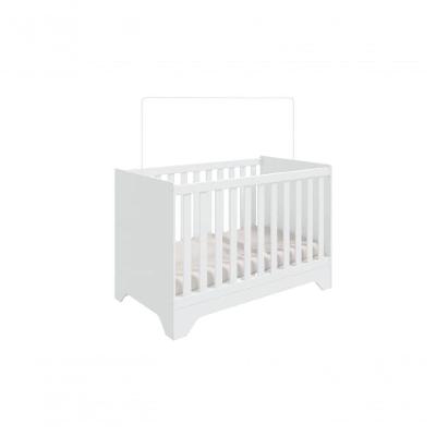 Berço Estilo Americano Popy - Moveis Peroba Branco Brilho