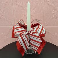 Castiçal Porta Vela Aparador Arranjo Centro Mesa Natal 30cm A - 6