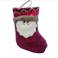 Kit 9 Peças Decoração Natal Bota Meia Rena Papai Noel Boneco Neve Natalino 18cm