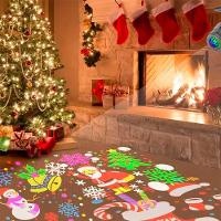 Projetor Portátil Iluminação Led Enfeite Natalino Neve Noel - 3