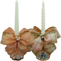 Castiçal Porta Vela Aparador Arranjo Centro Mesa Natal 35cm A