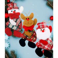 Kit 18 Pendente Natalino Boneco De Neve Papai Noel Rena 18cm - 2