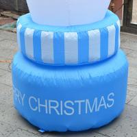 Boneco De Neve Inflavel Giratorio 1,80 M Para Decoracao De Natal (q2-26) - 7