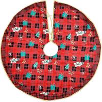 Saia Decoração Tapete Natal Para Base árvore De Natal 78cm A - 3