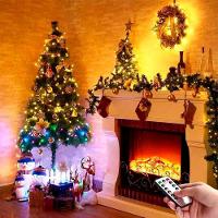 Fio De Fada Natal Musical 200 Lâmpadas Leds Amarelo Usb 20m - 4