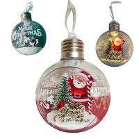 Bola Enfeite Arvore De Natal Natalino Led Papai Noel Globo Iluminado Fim De Ano Festa Evento Celebraçao Comemoraçao - 1