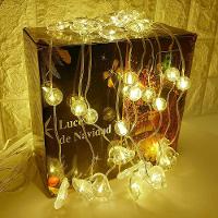 Pisca Cortina Toucas De Natal 80 Lâmpadas Leds 110-220v 3x1m Amarelo - 3