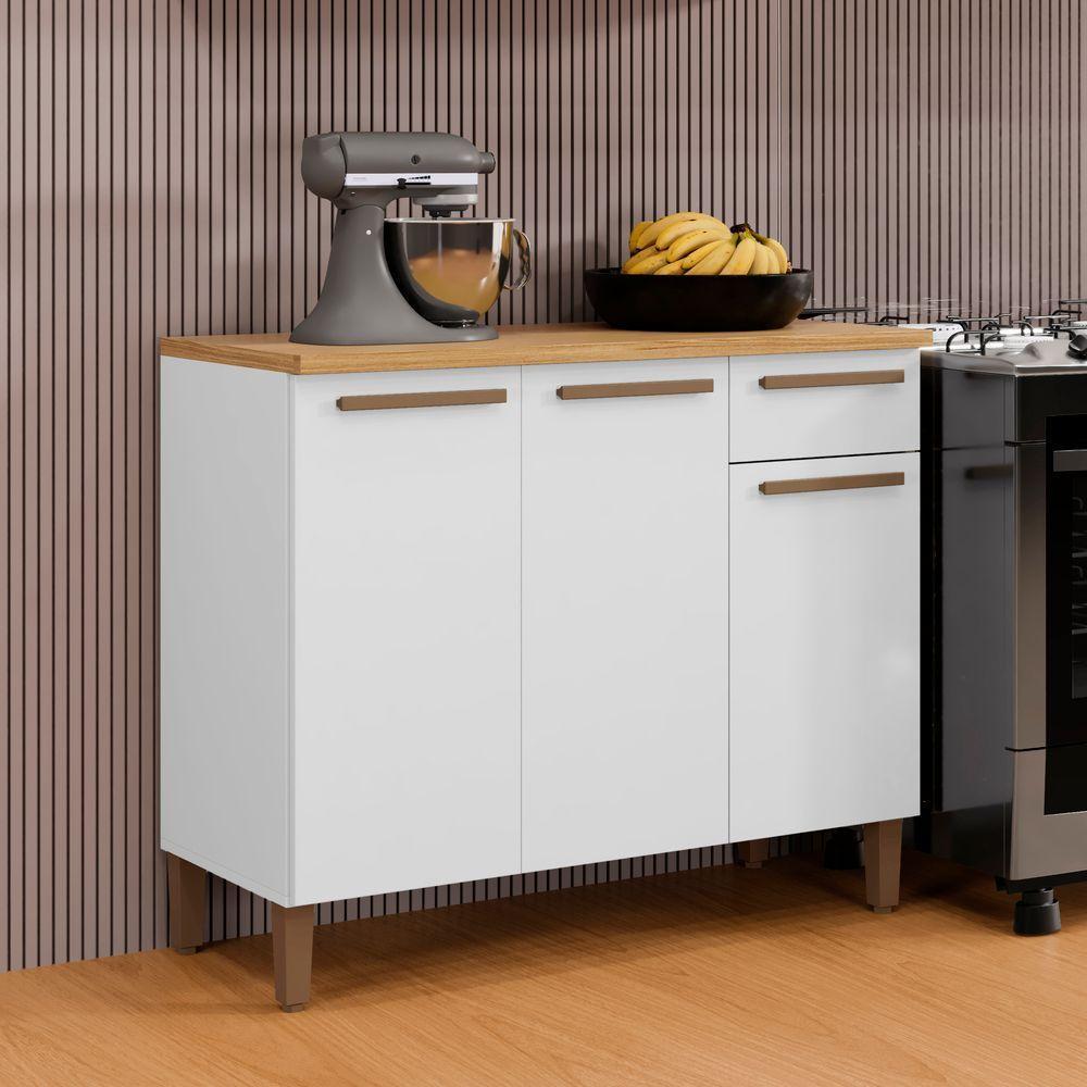 Balcão Clássico Master Arte Moveis Branco - 3