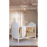 Berço Evolutivo Elô 4 Em 1 - Móveis Peroba Amendoa/branco - 5