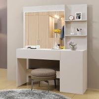 Camarim Londres 1 Porta 1 Gaveta Com Espelho Mavaular Off White - 2