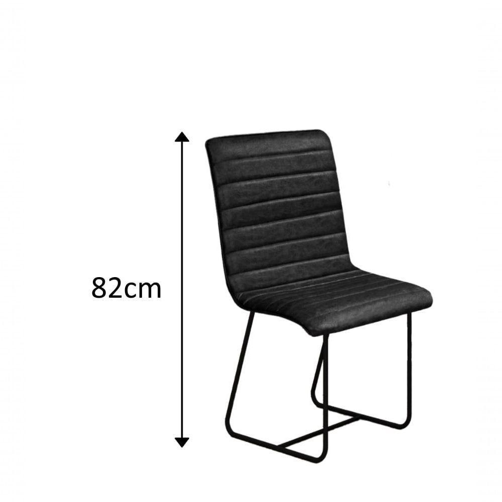 Conjunto De Jantar Itália Com 6 Cadeiras Base Goiás Bm Tubulares Off White/courissimo 134 - 2