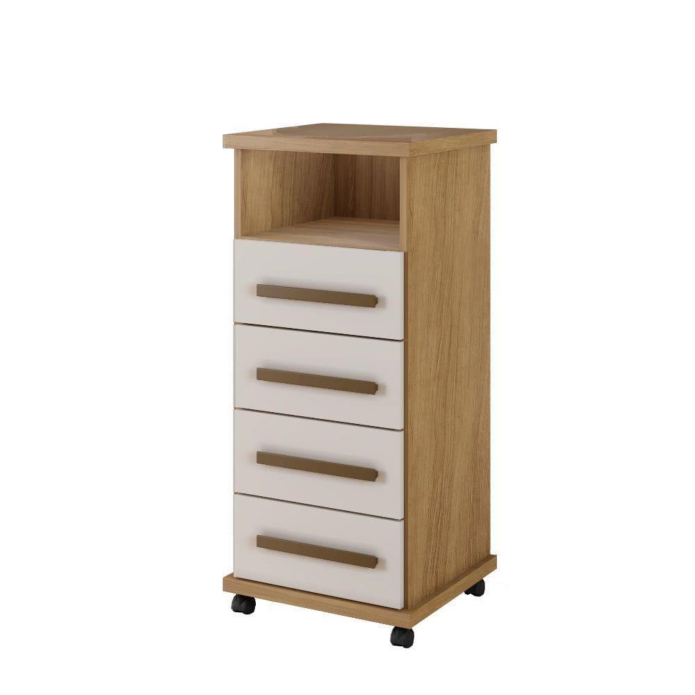 Balcão Piaui Arte Móveis Cinamomo/off White - 1