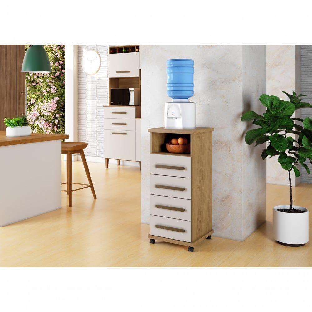 Balcão Piaui Arte Móveis Cinamomo/off White - 3