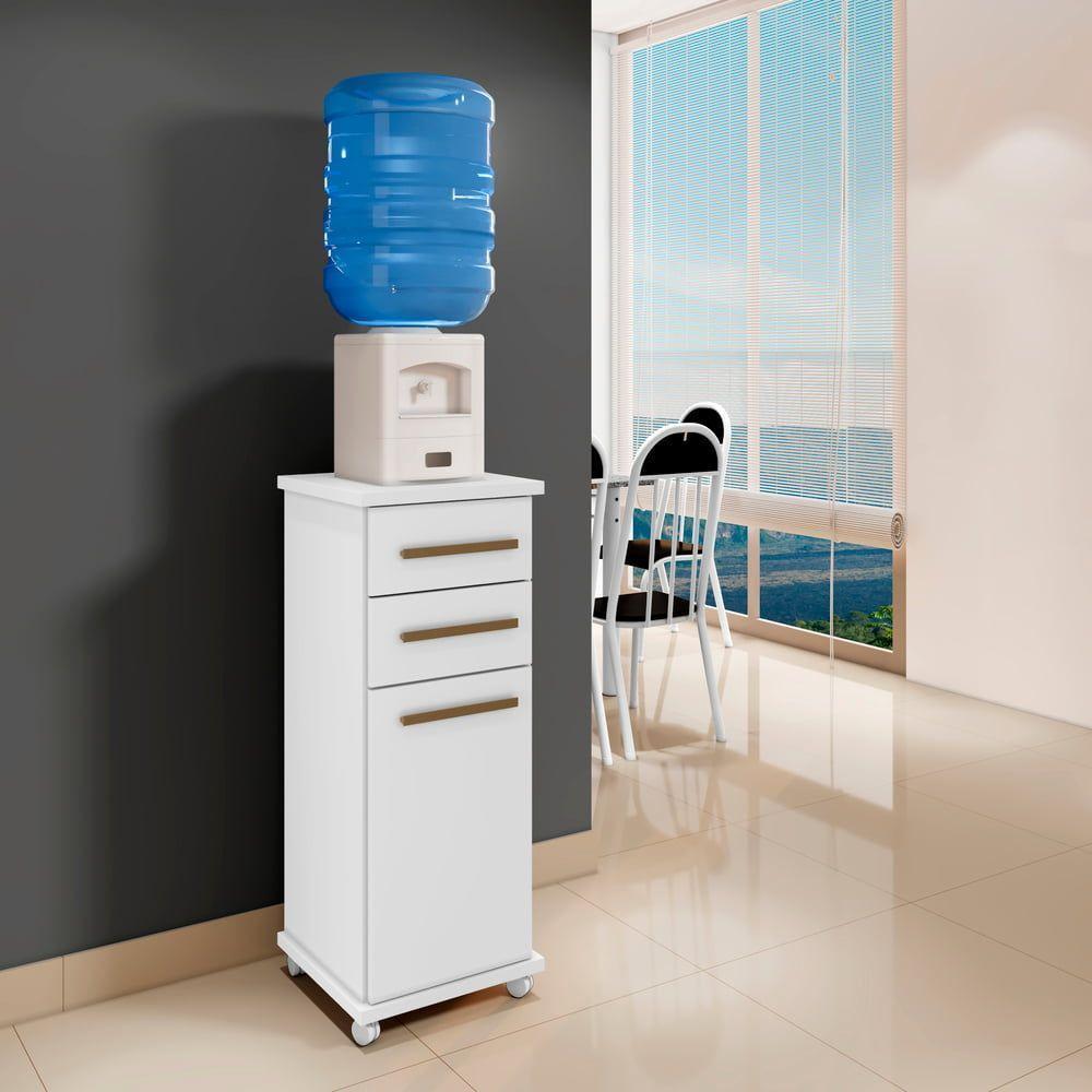 Balcão Tókio 2 Gavetas Arte Móveis Branco - 4