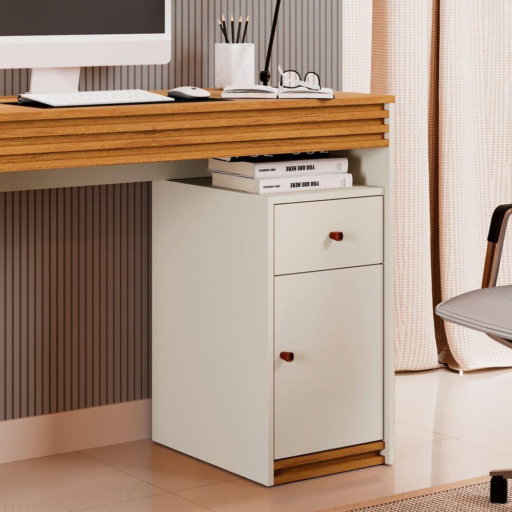 Escrivaninha Madrid Mavaular Off White/naturale - 4