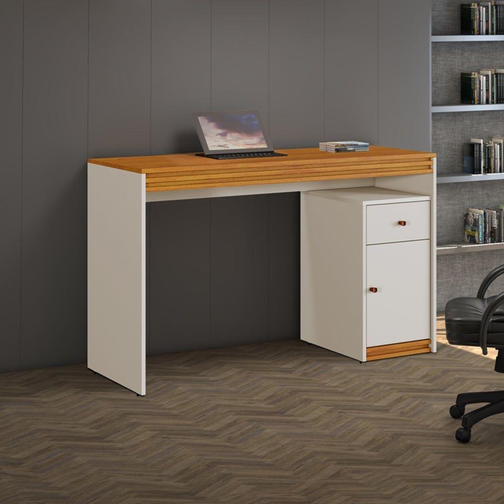 Escrivaninha Madrid Mavaular Off White/naturale - 6