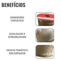 Fita Aramada De Natal árvore Natalina - 5cm X 3m - 3