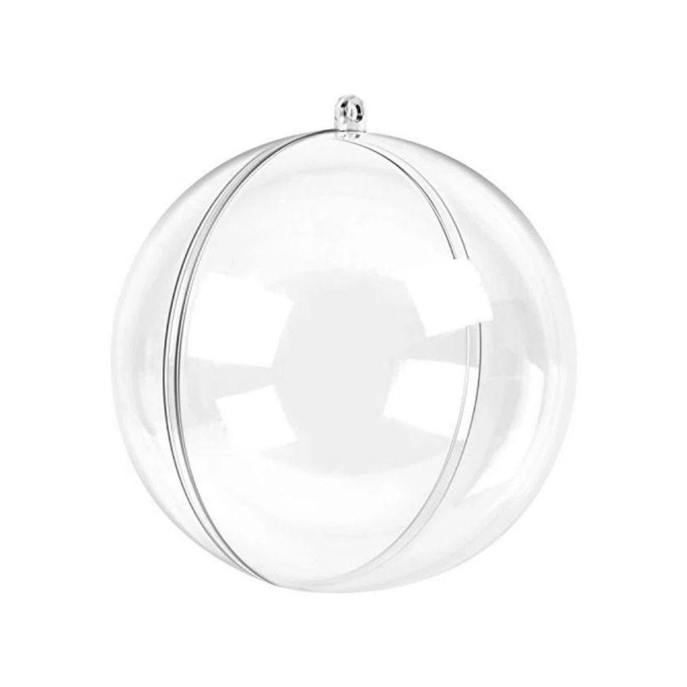 Bola De Natal Transparente 5cm - 9 Unidades - 2