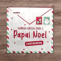 Guardanapo De Papel Estampado Carta Papai Noel De Natal - 20 Un - 3