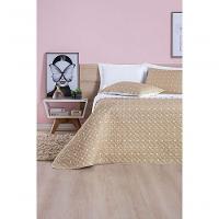 Cobre Leito + Jogo De Cama Solteiro + Jogo De Banho Petit Poá 10 Peças 100% Poliéster - Caqui - 5