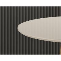 Conjunto Mesa Rose Com 4 Cadeiras Lara Bege Veludo - 3