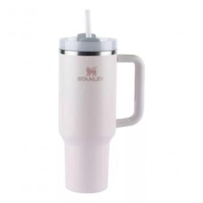 Copo Com Canudo Stanley Quencher 887ml Rose Quartz