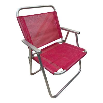 Cadeira De Praia Conforto Oversize 140kg Sanete Ronchetti Cor Rosa