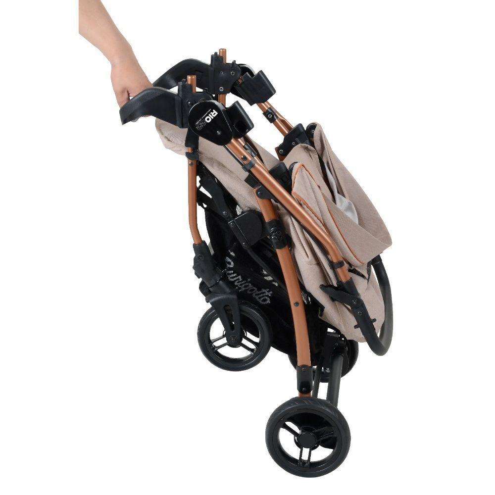 Travel System Burigotto Carrinho De Bebê Rio 22 Com Bebê Conforto Materna Mon Amour - 6