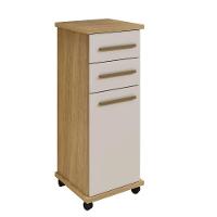 Balcão Tókio 2 Gavetas Arte Móveis Cinamomo/off White - 1