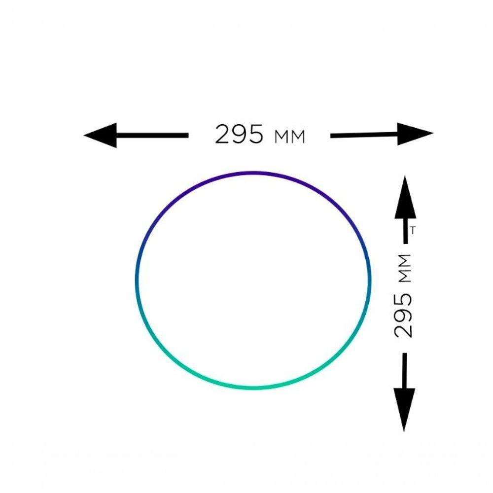 Plafon Led Sobrepor Redondo 24w 3000k Branco Quente Bivolt Kit 3 - 3
