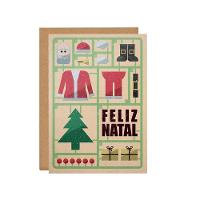 Cartão De Natal Elegância Noel Com Envelope Diversificado Para Mensagens Especiais - 2