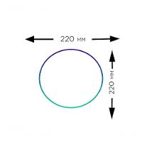 Plafon Led Sobrepor Redondo 18w 6500k Branco Frio Bivolt - 5