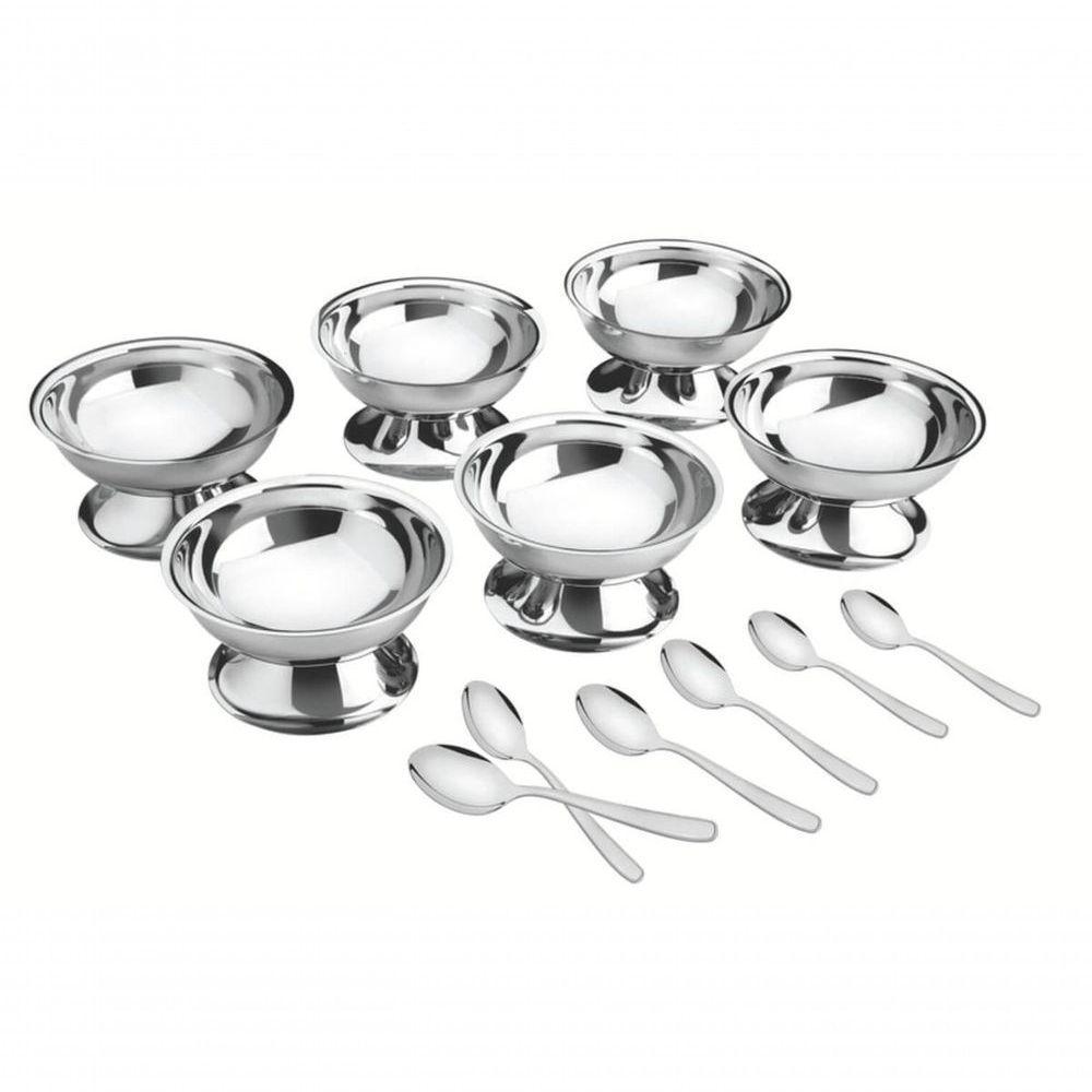 Jogo Para Sorvete Tramontina Service Aço Inox 12 Peças - 1