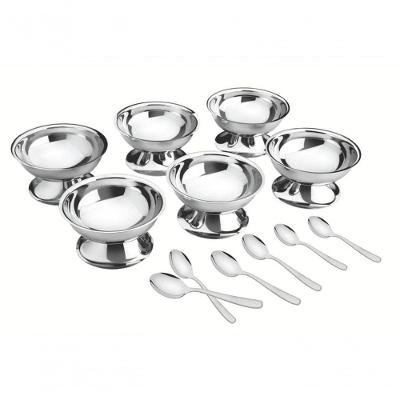 Jogo Para Sorvete Tramontina Service Aço Inox 12 Peças