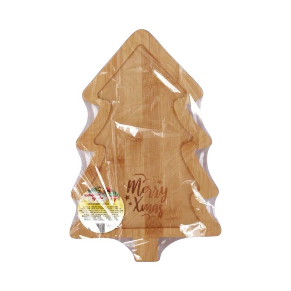 Petisqueira Natalina De Bambu Em Formato De árvore – Toque Festivo Na Sua Mesa! - 3