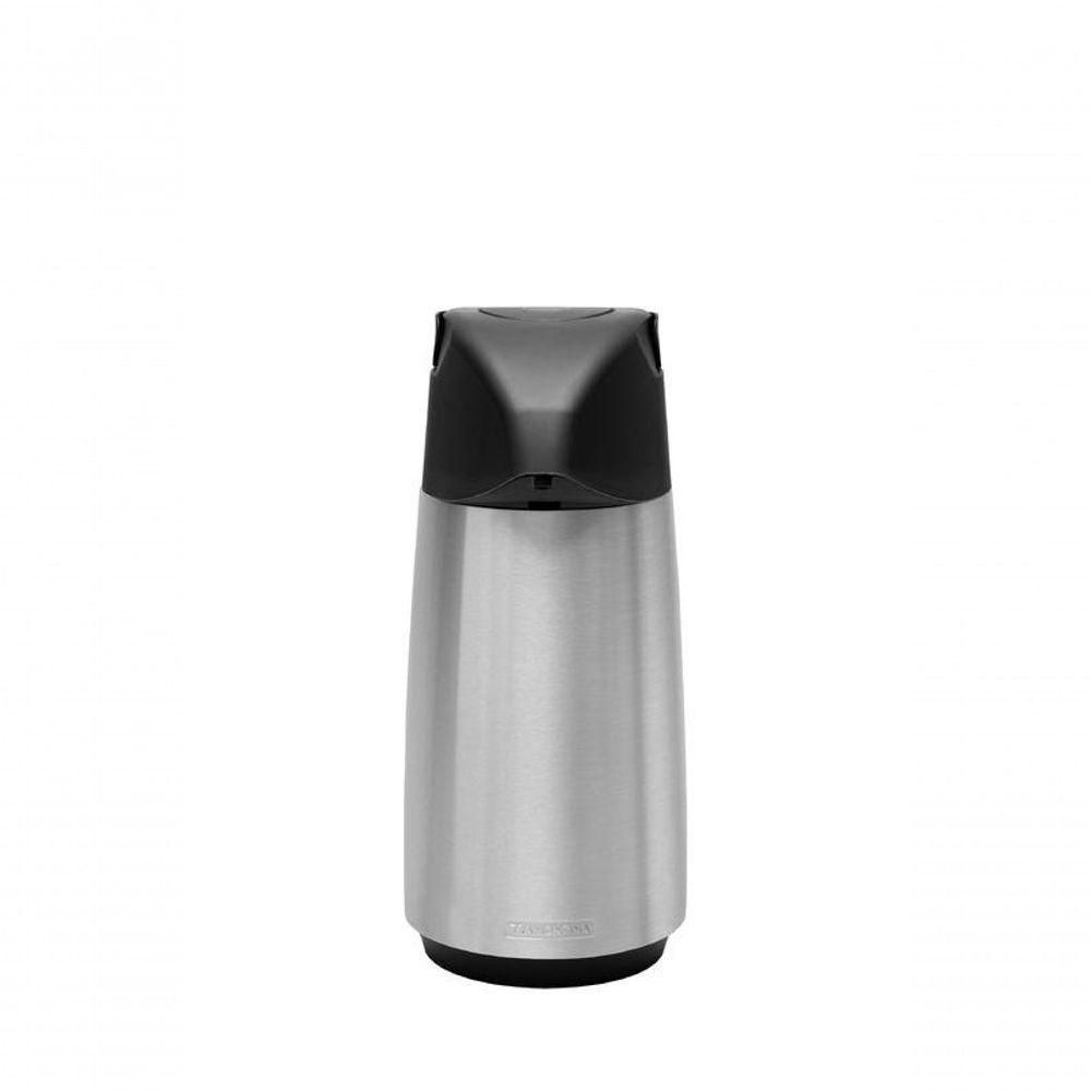 Garrafa Térmica Tramontina Exata Aço Inox Com Ampola De Vidro 1 Litro - 3