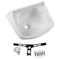 Lavatório Plástico Branco 36 X 26cm 4,8l - 2