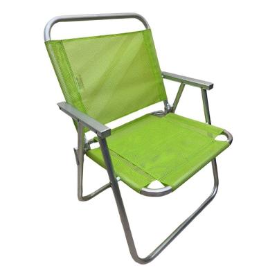 Cadeira De Praia Conforto Oversize 140kg Sanete Ronchetti Cor Verde