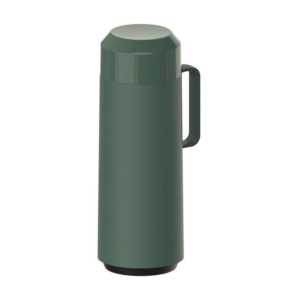 Garrafa Térmica Tramontina Exata Verde Com Ampola De Vidro E Tampa Rosqueável 1 Litro - 1