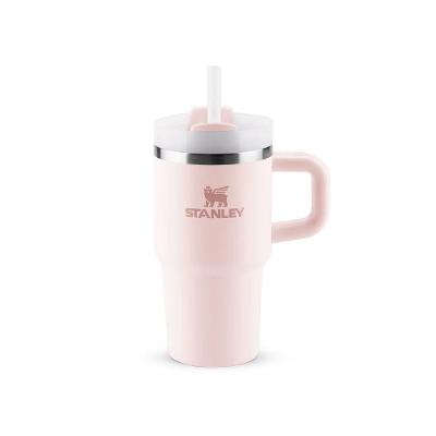 Copo Quencher Stanley Com Canudo Com Alça 591ml Rose Quartz