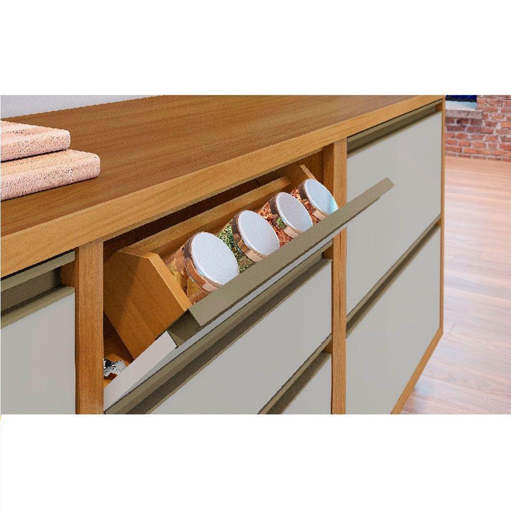 Cozinha Modulada 5 Peças Freijó Off White - 8