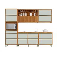 Cozinha Modulada 5 Peças Freijó Off White - 1