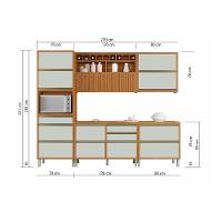 Cozinha Modulada 5 Peças Freijó Off White - 2